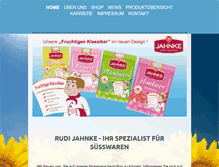Tablet Screenshot of jahnke-suesswaren.de